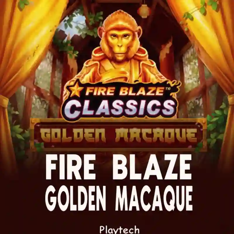 Fire Blaze_ Golden Macaque